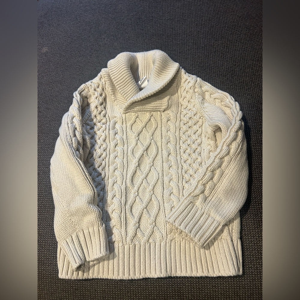 Baby Gap Cable Knit Shawl Collar Sweater- 2 Years